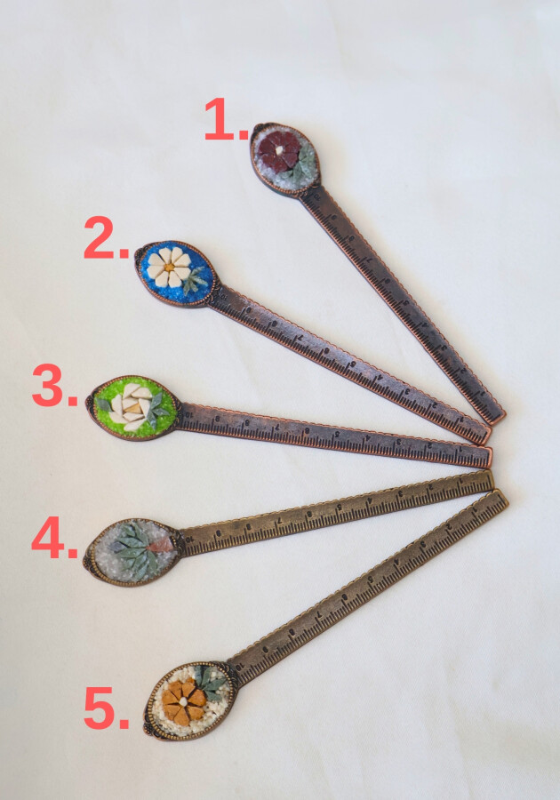 Bakır Kitap Ayracı 03 - soteria kadın kooperatifi - Soteria Kadın Kooperatifi