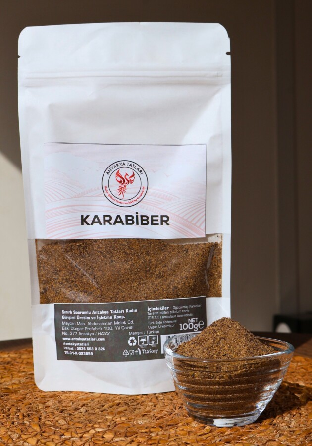 Öğütülmüş Karabiber 100 gr - antakya tatları - 2