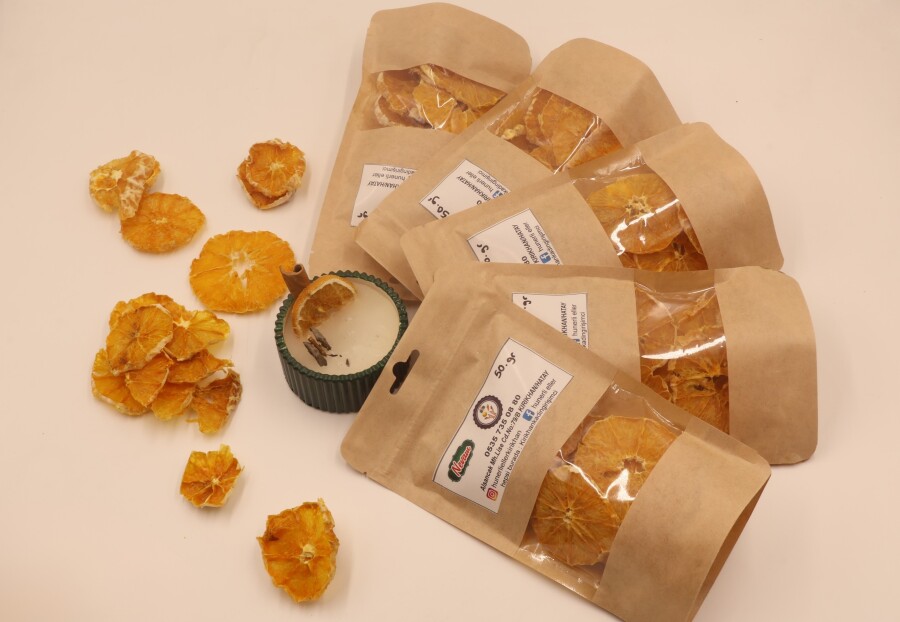 Portakal Kurusu ( kabuksuz) 50 Gr 5 Adet- Kırıkhan Kadın Kooperatifi - 2