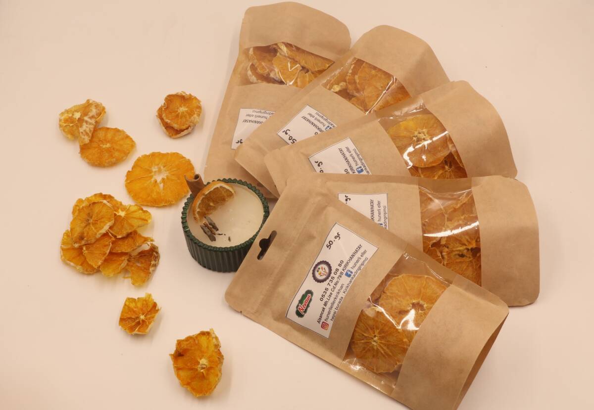 Portakal Kurusu ( kabuksuz) 50 Gr 5 Adet- Kırıkhan Kadın Kooperatifi - 2
