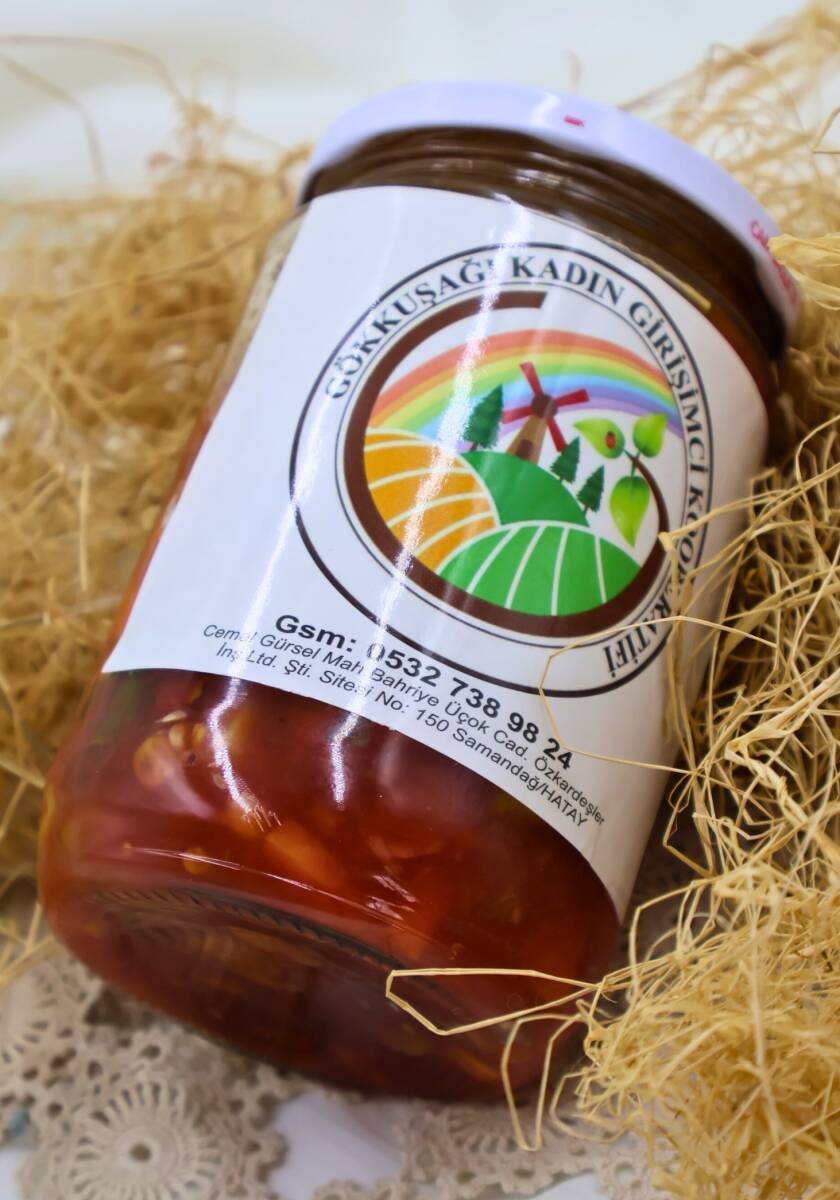 Soslu ( Kokteyl ) Turşu 590 gr - gökkuşağı kadın kooperatifi - 1