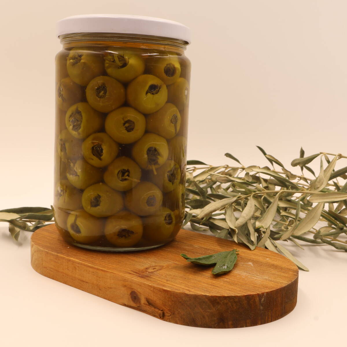 Zahter Dolgulu Yeşil Zeytin - antakya şubat kadınları kooperatifi - 1