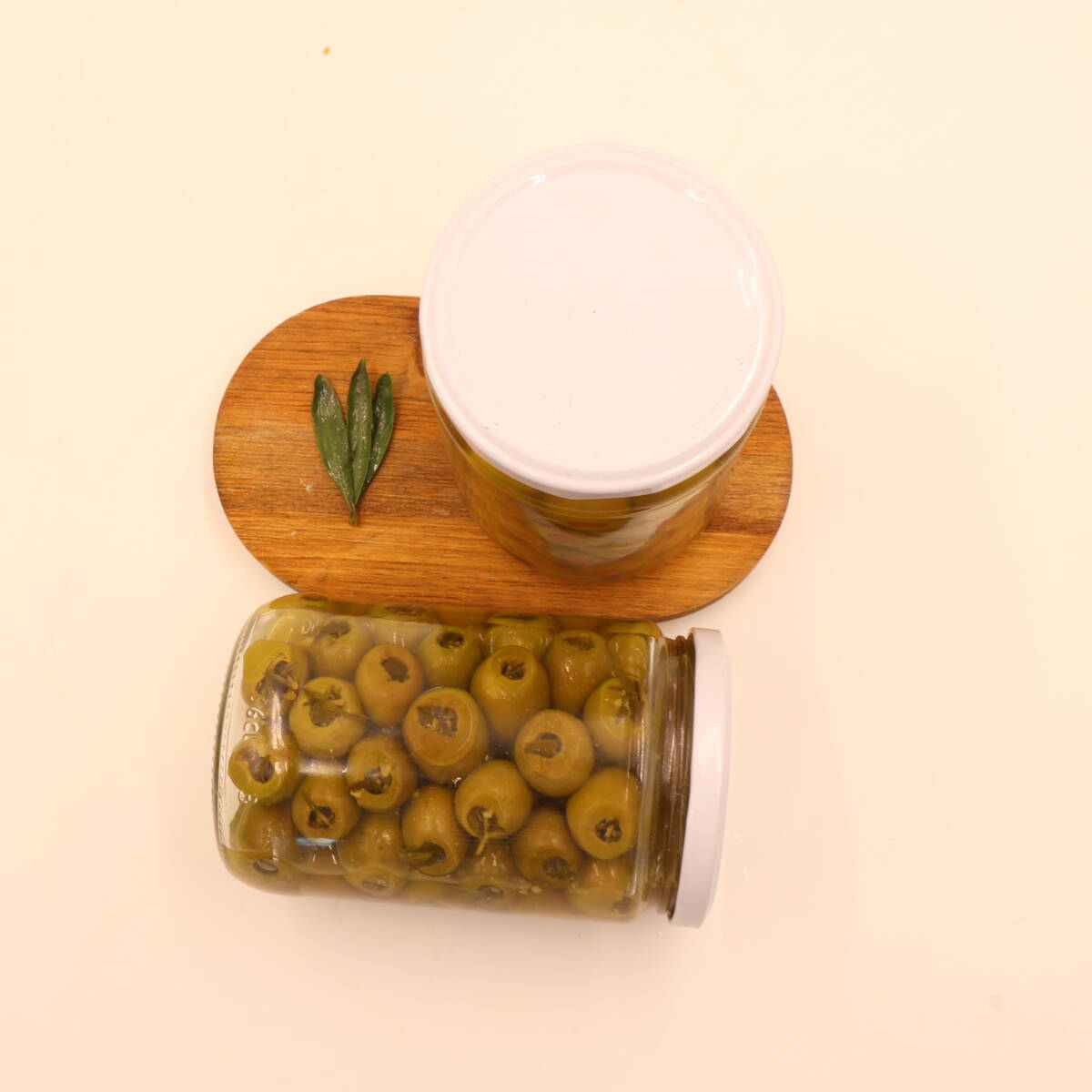 Zahter Dolgulu Yeşil Zeytin - antakya şubat kadınları kooperatifi - 2