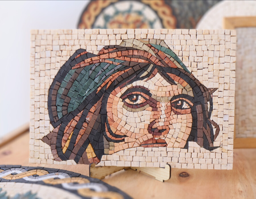 Zeugma Masa Süsü 20- 30 arası çapında - soteria kadın kooperatifi - 1