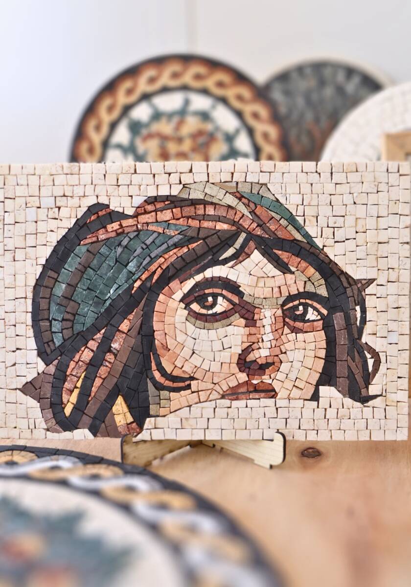 Zeugma Masa Süsü 20- 30 arası çapında - soteria kadın kooperatifi - 2